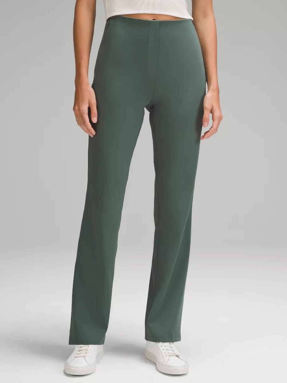 lululemon athletica High-Rise Straight-Leg Pants — Deep Green